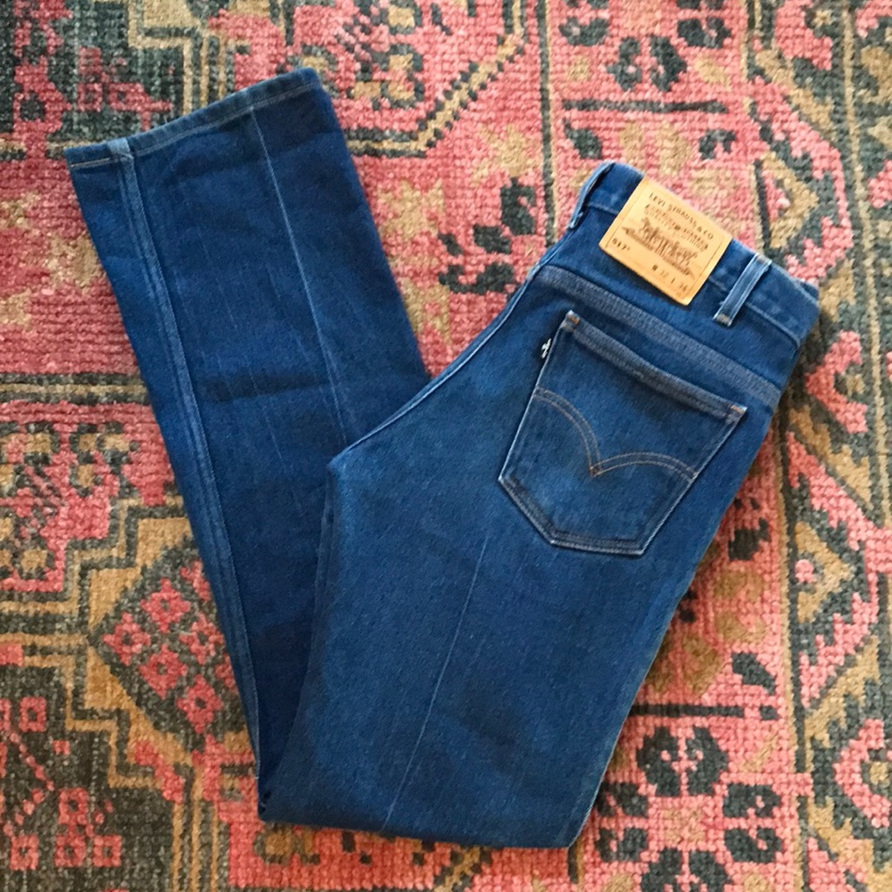 Vintage Levi’s 517 Flex stretch denim jeans black label men’s 32 modern 29/28